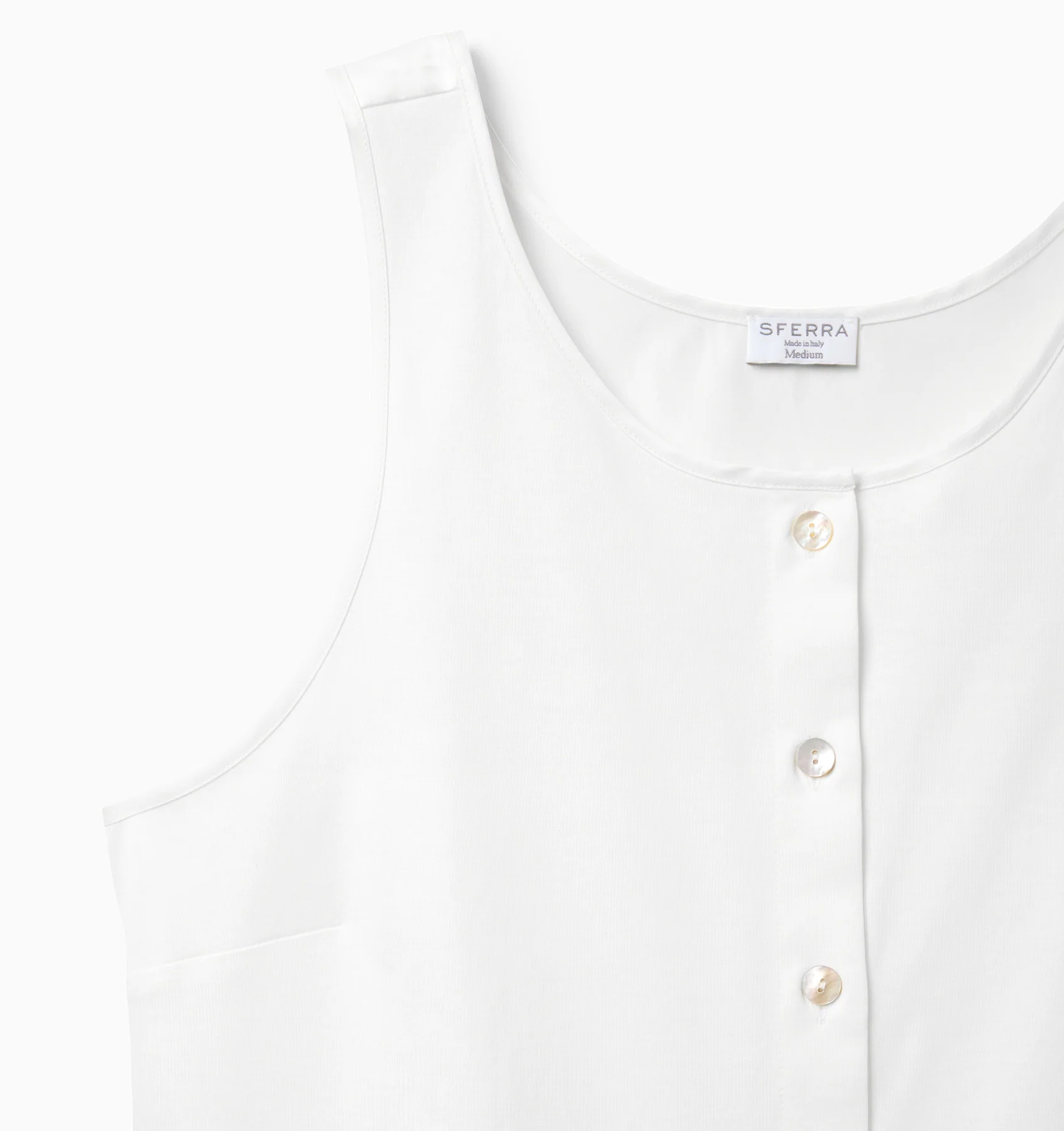 Caricia Buttoned Tank Top - Image 20