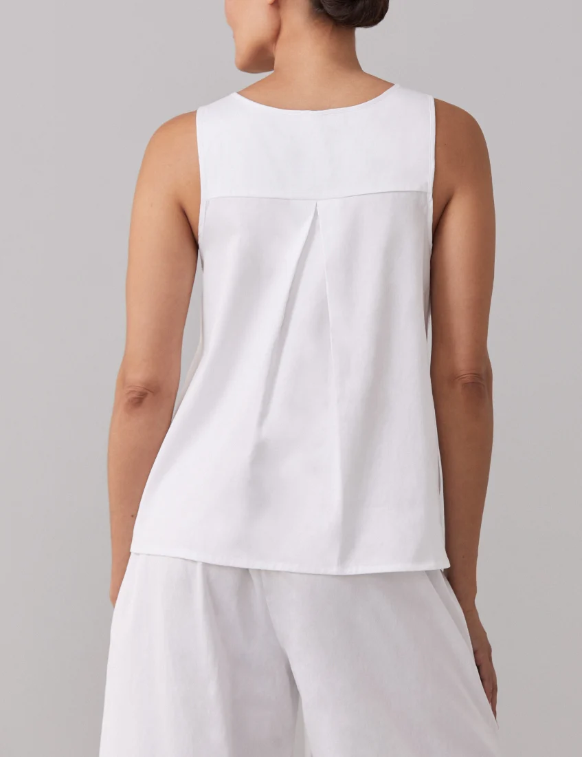 Caricia Buttoned Tank Top - Image 3