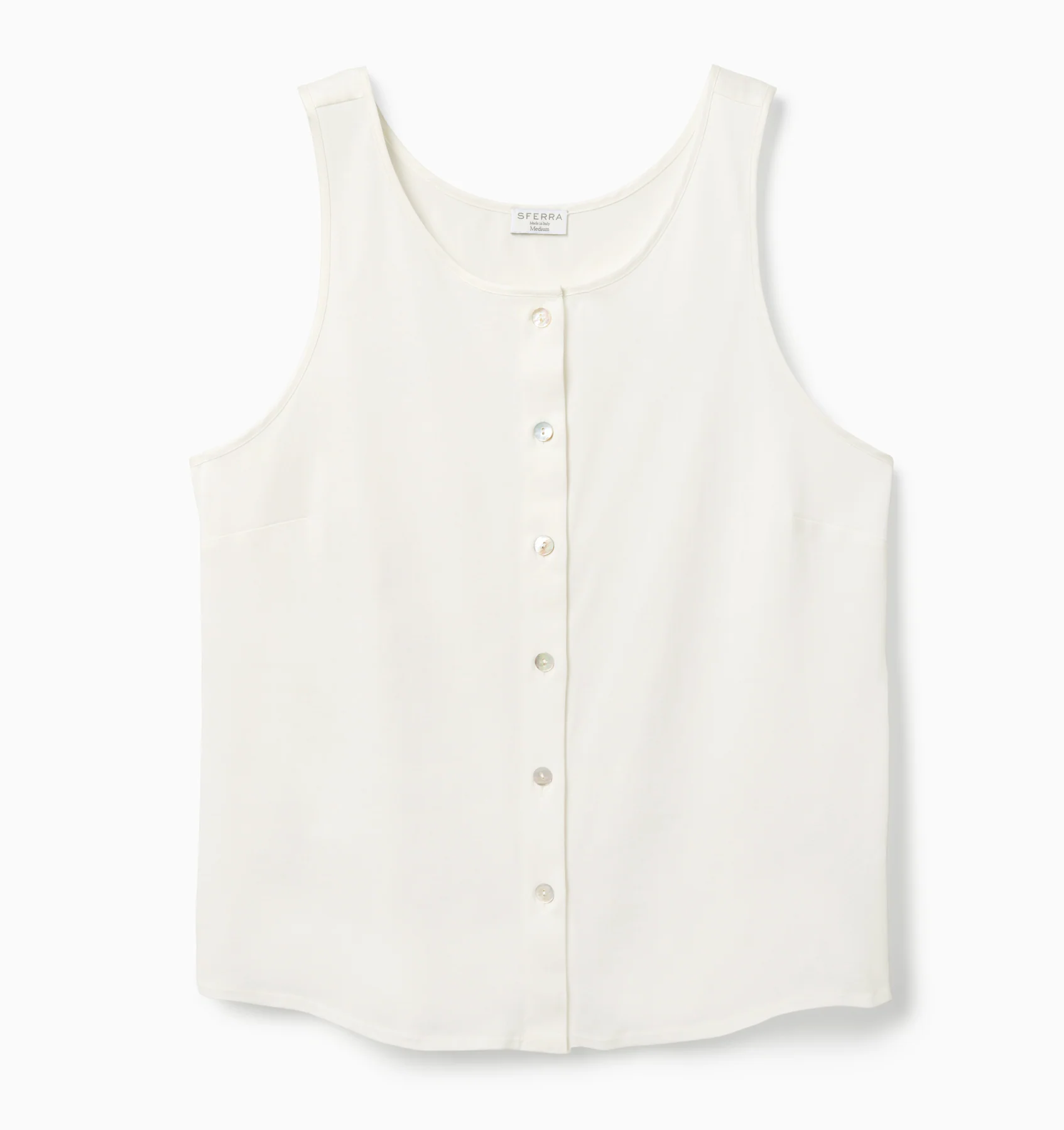 Caricia Buttoned Tank Top - Image 5