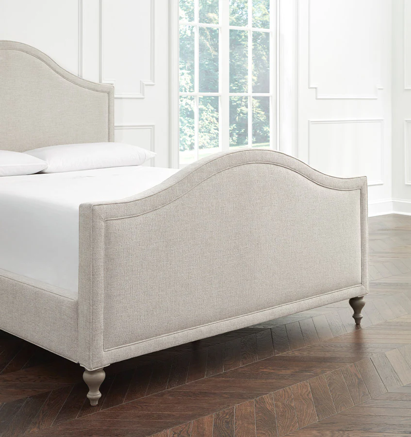 Charlotte Upholstered Bed with Footboard - Image 5