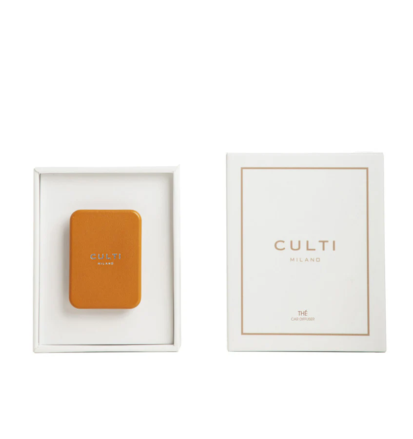CULTI MILANO Car Diffuser Orange Leather - Thé - Image 3
