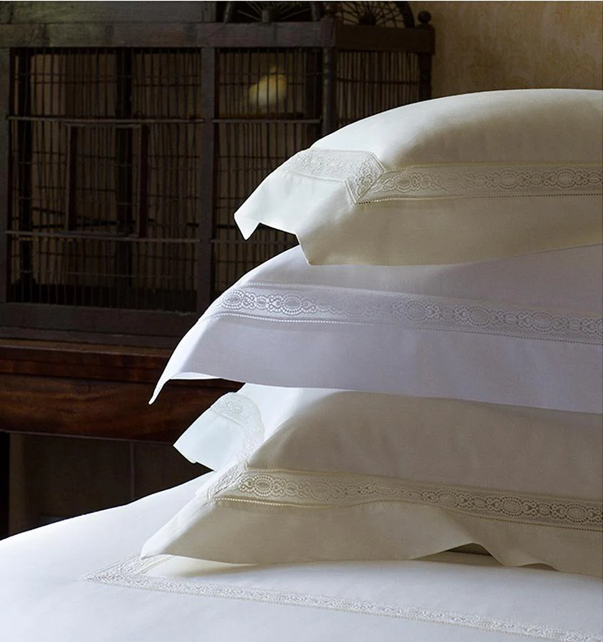 SFERRA Giza 45 Lace Flat Sheet - Image 6