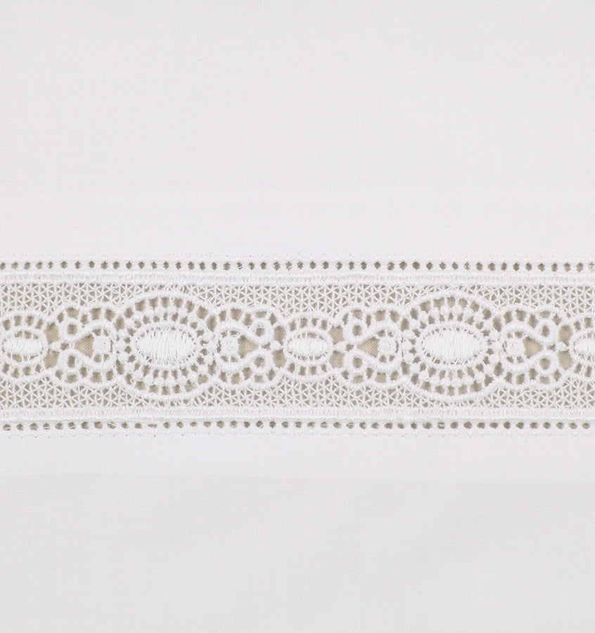 SFERRA Giza 45 Lace Flat Sheet - Image 9