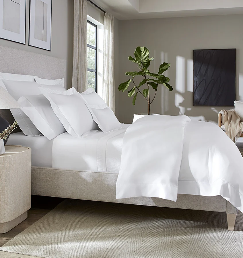 SFERRA Giza 45 Percale Flat Sheet - Image 8